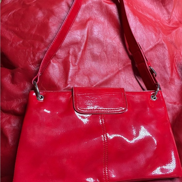 Naturalizer Red Shoulder Bag patent leather - Picture 2 of 11